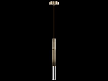 Fine Art Handcrafted Lighting Antonia 1-Light Ombre Bronze Linear Mini Pendant