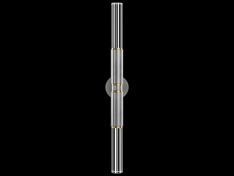 Fine Art Handcrafted Lighting Antonia 2-Light Silver Leaf Wall Sconce