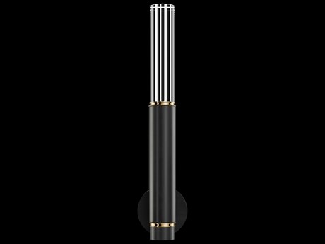 Fine Art Handcrafted Lighting Antonia 1-Light Black Wall Sconce