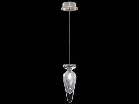 Fine Art Handcrafted Lighting Essence 1-Light Silver Mini Pendant