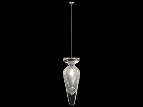 Fine Art Handcrafted Lighting Essence 1-Light Silver Mini Pendant
