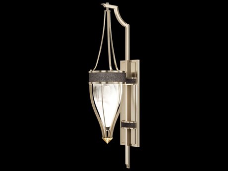 Fine Art Handcrafted Lighting Mirage 1-Light Champagne Gold Traditional Wall Sconce
