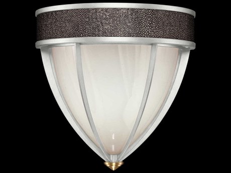 Fine Art Handcrafted Lighting Mirage 1-Light Silver Leaf Traditional Wall Sconce