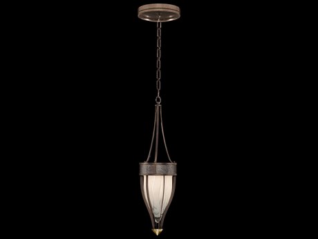 Fine Art Handcrafted Lighting Mirage 1-Light Bronze Traditional Mini Pendant