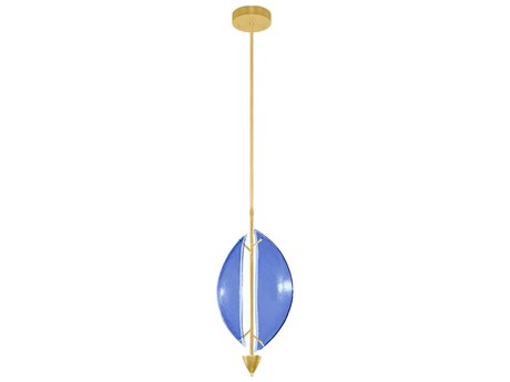 Fine Art Handcrafted Lighting Embark 1-Light Gold Lantern Mini Pendant