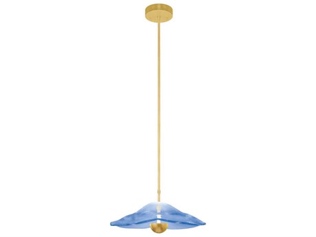 Fine Art Handcrafted Lighting Embark 1-Light Gold Pendant