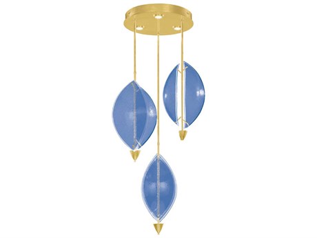Fine Art Handcrafted Lighting Embark 6-Light Gold Pendant
