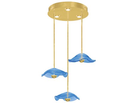 Fine Art Handcrafted Lighting Embark 6-Light Gold Pendant