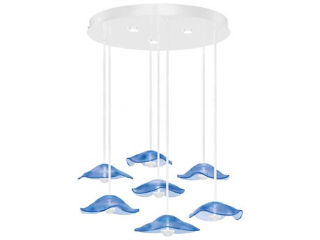 Fine Art Handcrafted Lighting Embark 10-Light White Pendant