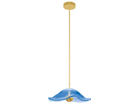 Fine Art Handcrafted Lighting Embark 1-Light Gold Pendant
