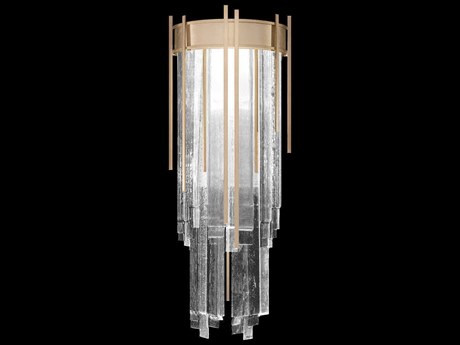 Fine Art Handcrafted Lighting Arpeggio 3-Light Soft Gold Wall Sconce