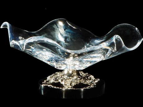 Fine Art Handcrafted Lighting Mariner Luxury Polished Silver Decorative Bowl