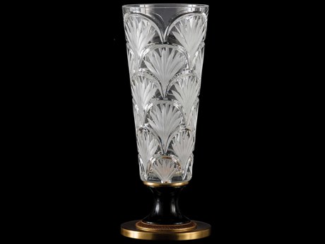 Fine Art Handcrafted Lighting Mariner Luxury Antique Gold Plated Vase