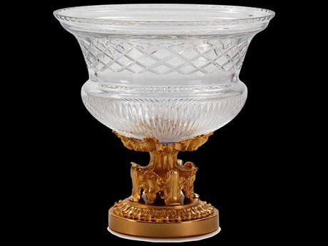 Fine Art Handcrafted Lighting Mariner Luxury Antique Gold Plated Decorative Bowl