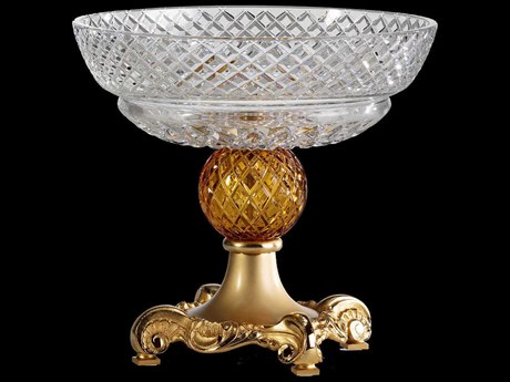 Fine Art Handcrafted Lighting Mariner Luxury Antique Gold Plated Decorative Bowl