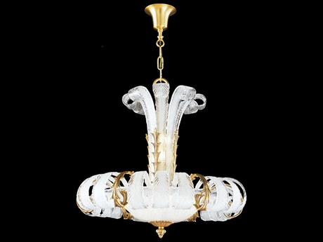 Fine Art Handcrafted Lighting Mariner Luxury 10-Light French Gold Traditional Chandelier