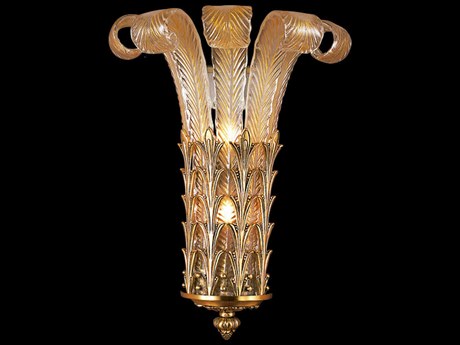 Fine Art Handcrafted Lighting Mariner Luxury 2-Light French Gold Traditional Wall Sconce