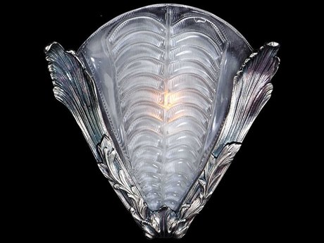 Fine Art Handcrafted Lighting Mariner Luxury 1-Light Old Silver Traditional Wall Sconce