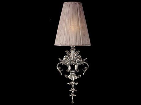 Fine Art Handcrafted Lighting Mariner Luxury 1-Light Old Silver Traditional Wall Sconce