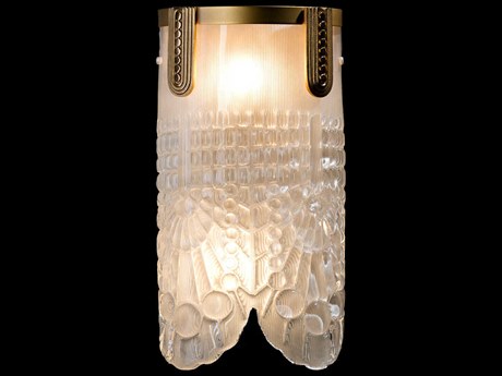 Fine Art Handcrafted Lighting Mariner Luxury 2-Light Antique Gold Plated Traditional Wall Sconce