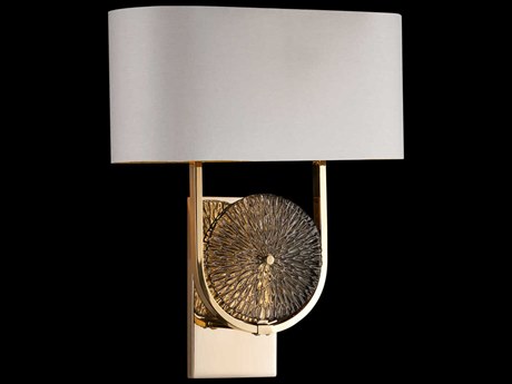 Fine Art Handcrafted Lighting Mariner Luxury 1-Light Polished Brass Wall Sconce