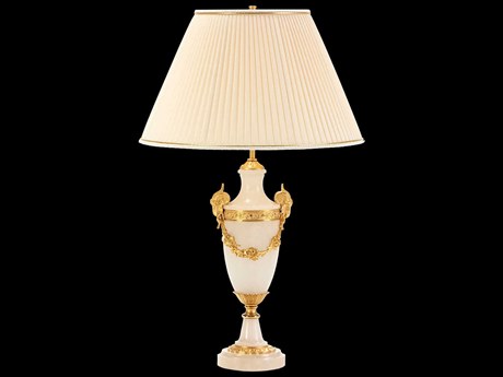 Fine Art Handcrafted Lighting Mariner Luxury Antique Gold Plated Traditional Buffet Lamp