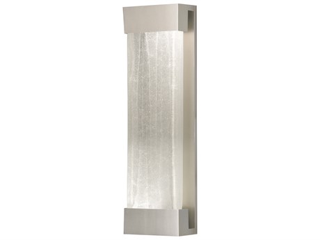 Fine Art Handcrafted Lighting Crystal Bakehouse Silver Wall Sconce
