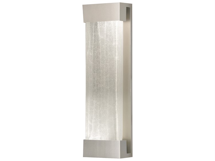 Fine Art Handcrafted Lighting Crystal Bakehouse Silver Wall Sconce