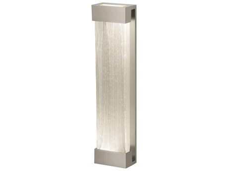 Fine Art Handcrafted Lighting Crystal Bakehouse Silver Wall Sconce