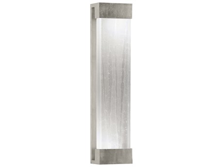 Fine Art Handcrafted Lighting Crystal Bakehouse Silver Wall Sconce