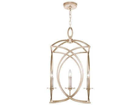 Fine Art Handcrafted Lighting Cienfuegos 4-Light Gold Leaf Candelabra Chandelier