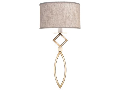 Fine Art Handcrafted Lighting Cienfuegos 1-Light Gold Leaf Wall Sconce