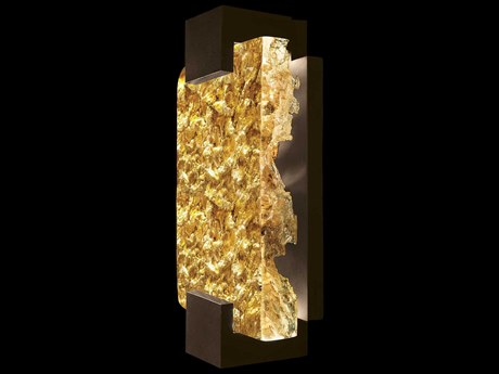 Fine Art Handcrafted Lighting Terra 2-Light Bronze Wall Sconce