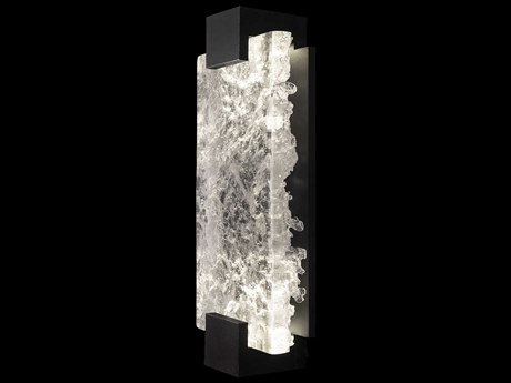 Fine Art Handcrafted Lighting Terra 2-Light Black Wall Sconce