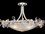 Fine Art Handcrafted Lighting Azu 25" 3-Light White Crystal Bowl Semi Flush Mount  FA9155403ST