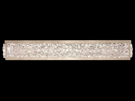 Fine Art Handcrafted Lighting Arctic Halo 1-Light Gold Crystal Glass Vanity Light