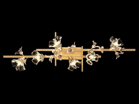Fine Art Handcrafted Lighting Azu 6-Light Gold Crystal Vanity Light