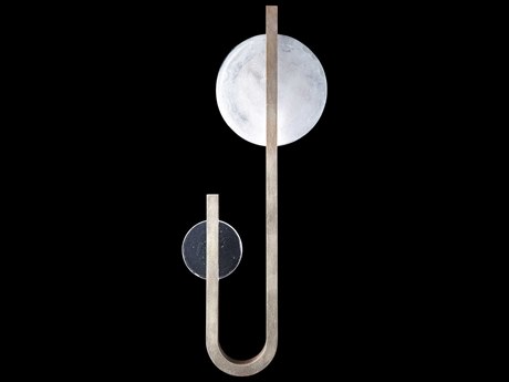 Fine Art Handcrafted Lighting Selene 2-Light Soft Gold Glass LED Wall Sconce