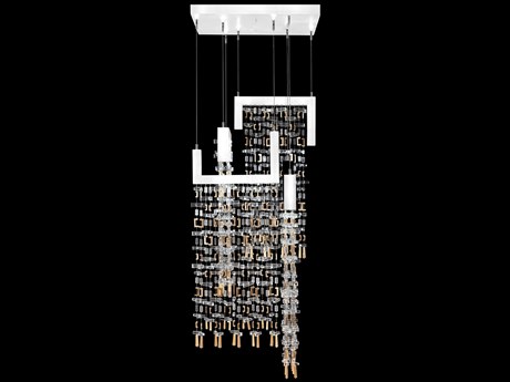 Fine Art Handcrafted Lighting Capri 10-Light White Gloss Pendant