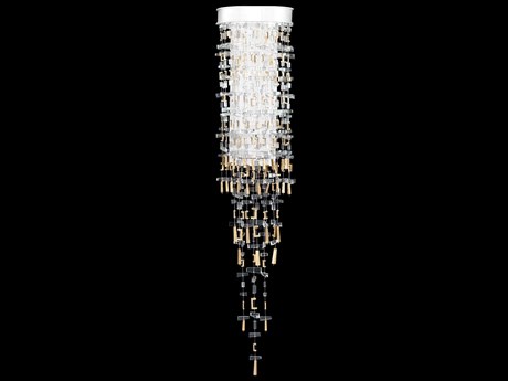 Fine Art Handcrafted Lighting Capri 3-Light White Gloss Wall Sconce