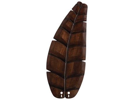 Fanimation 22" Long Leaf Carved Wood Fan Blade Set of 5