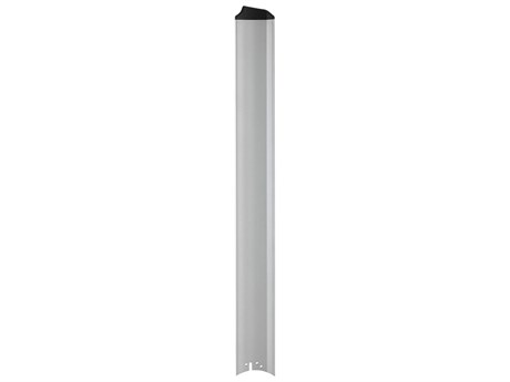 Fanimation Stellar Silver with Black Accents Fan Blade for 64" Blade Sweep (Set of 8)