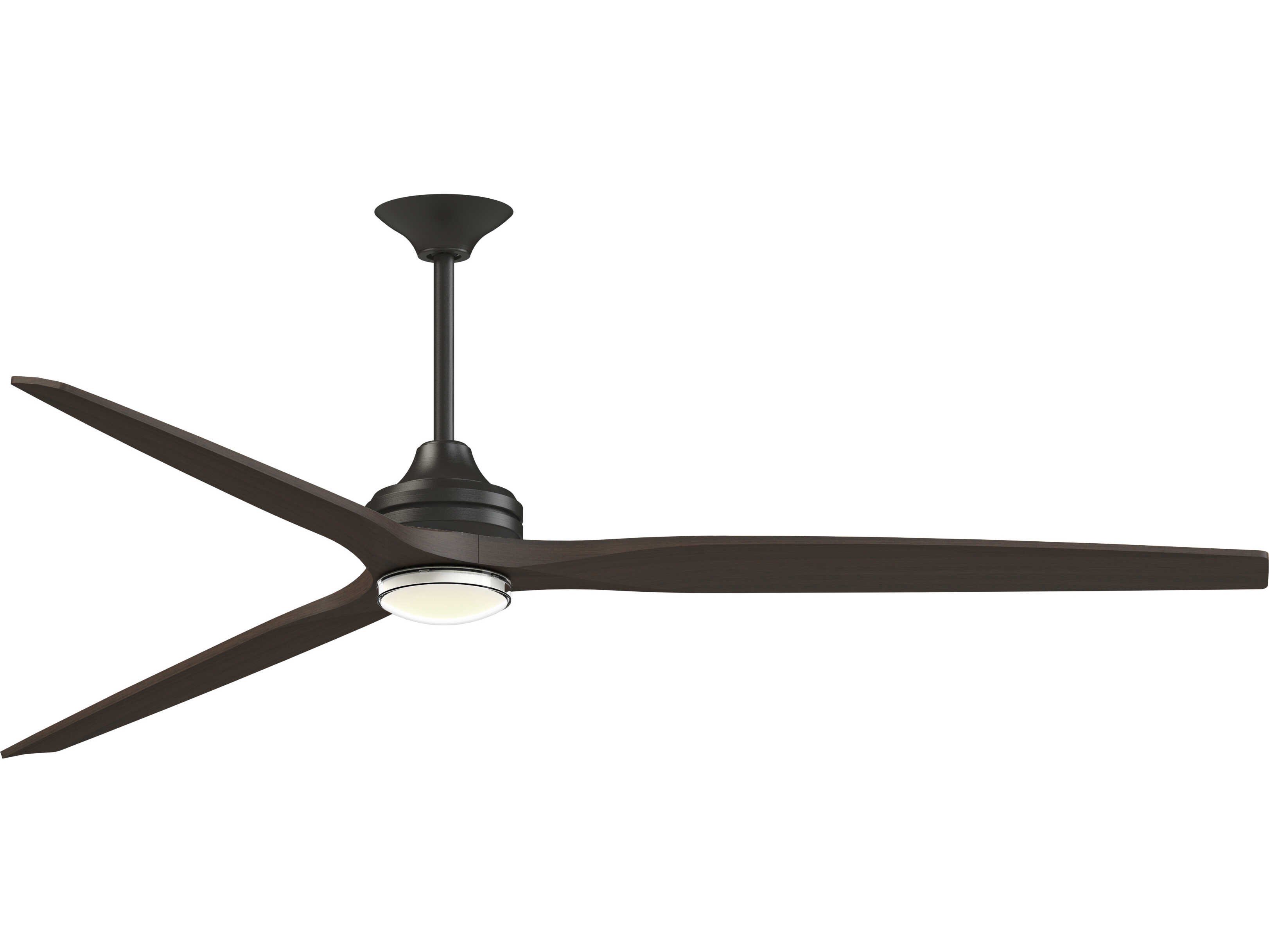 Fanimation FPD6721BDZ-84DWA-DWLK Spitfire 84 inch Dark Bronze with Dark Walnut Blades Indoor/Outdoor Smart Ceiling Fan in 14, Kit