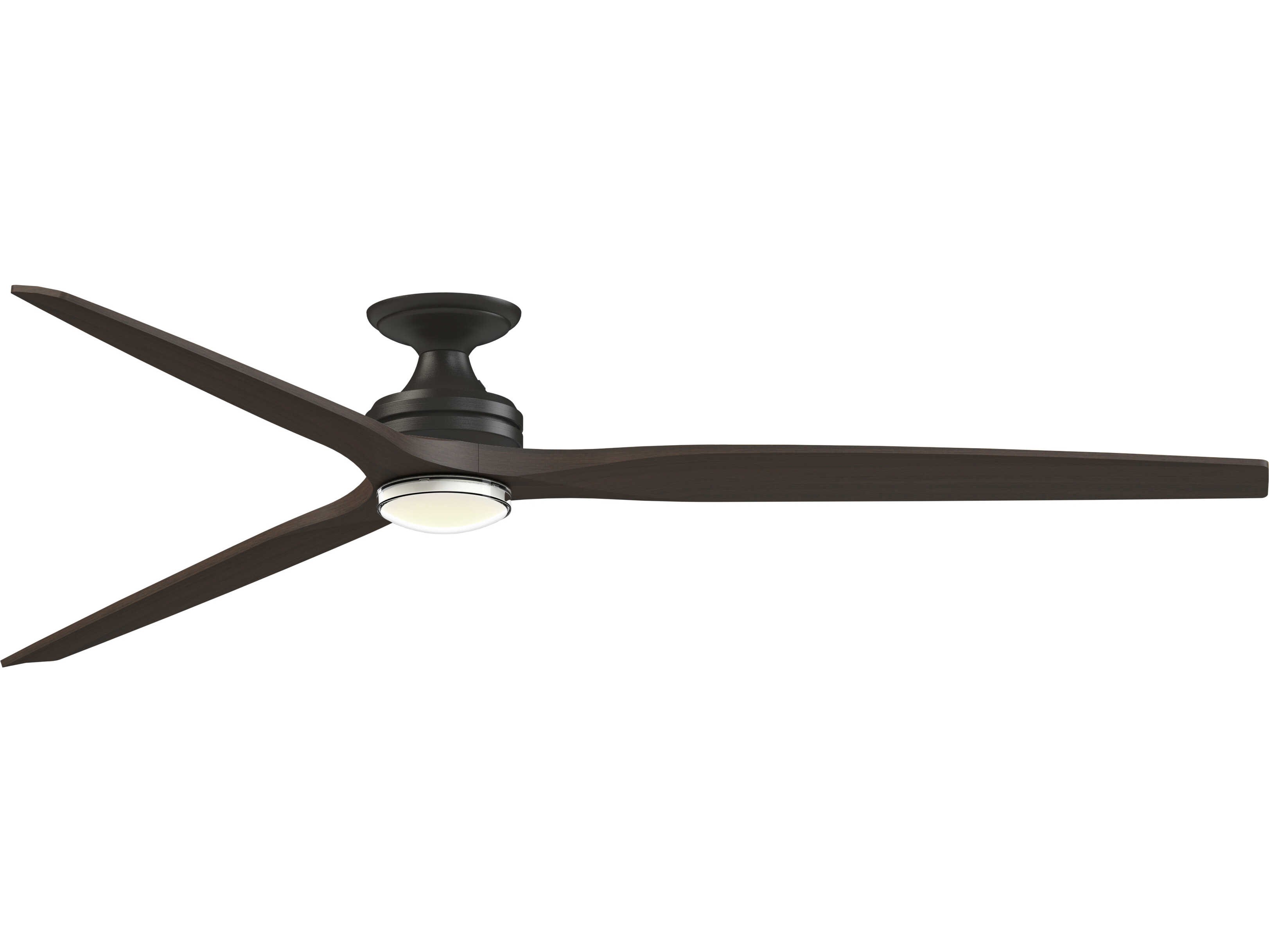 Fanimation FPD6721BDZ-84DWADWLKF Spitfire 84 inch Dark Bronze with Dark Walnut Blades Indoor/Outdoor Smart Ceiling Fan, Kit