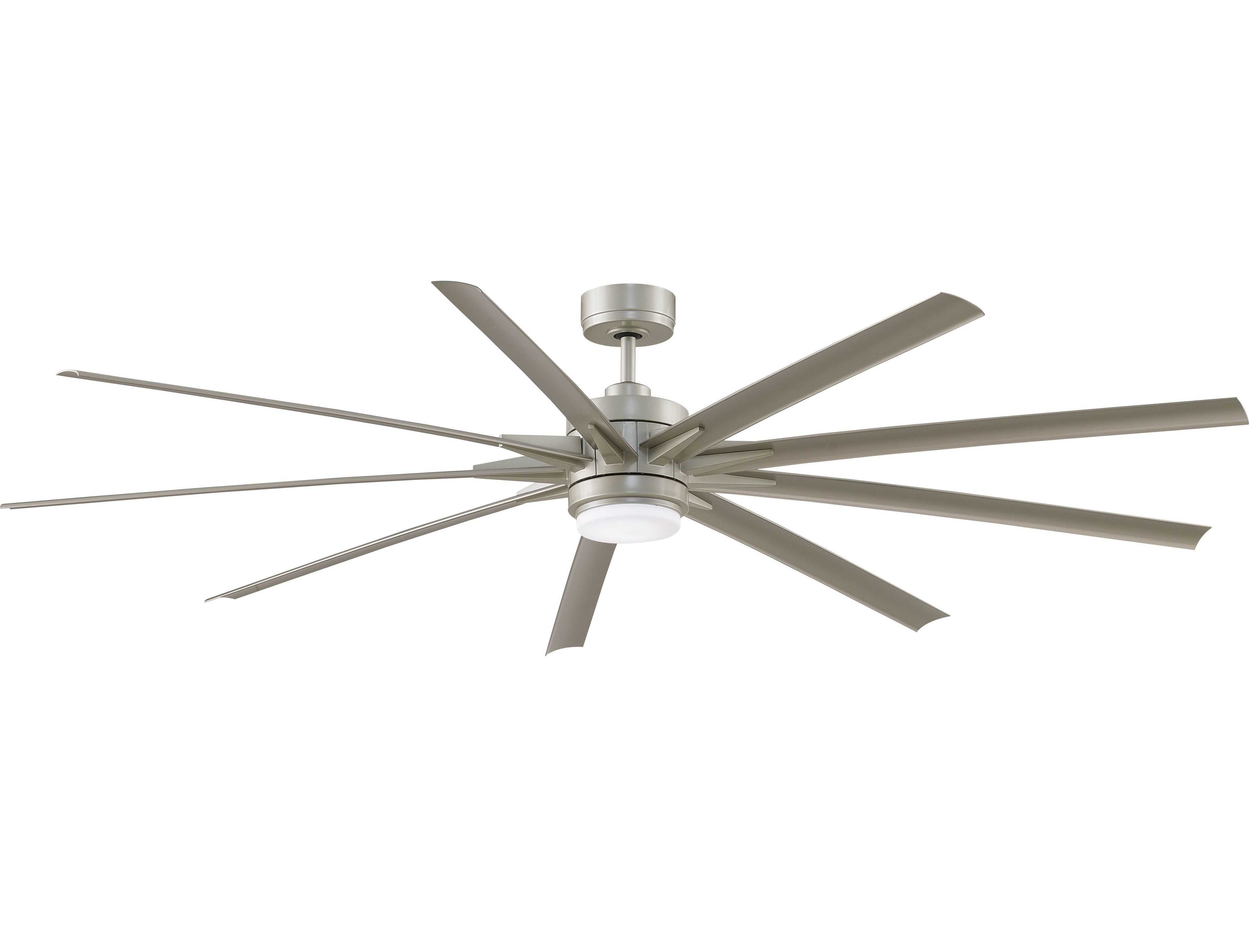 Fanimation Fans Odyn Brushed Nickel OneLight 84'' Wide LED Outdoor Ceiling Fan FANFPD8159BNWBN