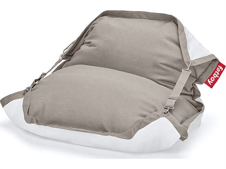 Fatboy Outdoor Original Floatzac Floating Bean Bag Lounge Chair in Grey Taupe