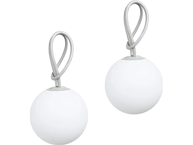 Fatboy Outdoor Bolleke Hanging Lamp Duo Pack in Light Grey