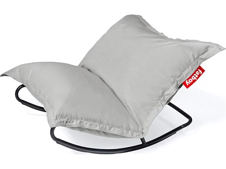 Fatboy Outdoor Original Bean Bag Chair Rock 'n Roll Rocker Bundle in Mist