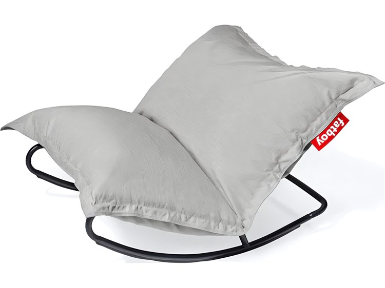 Fatboy Outdoor Original Bean Bag Chair Rock 'n Roll Rocker Bundle in Mist