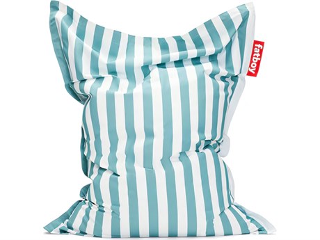 Fatboy Outdoor Original Slim Bean Bag Chair in Stripe Azur